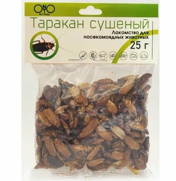 Таракан сушеный ONTO, 25г