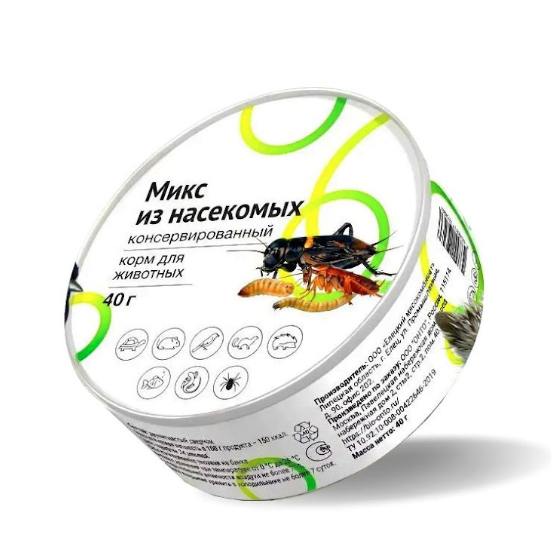 Микс из насекомых  консервированый ONTO, 40 г
