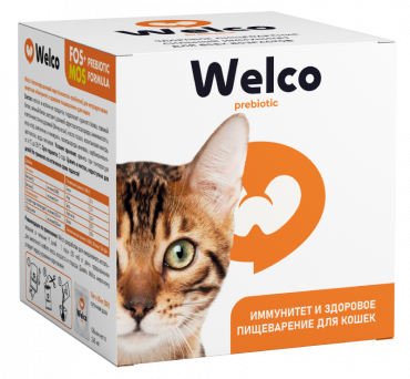 Лакомство для кошек "Иммунитет и здоровое пищеварение", Welco 7*35мл