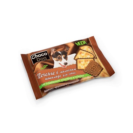 Печенье в молочном шоколаде CHOCO DOG 30 г.