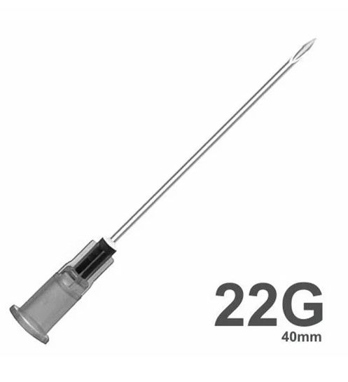 Игла однораз. 0,7х40 черн.22G