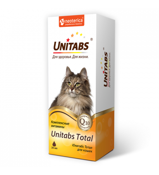 ЮНИТАБС TOTAL для кошек, 20 МЛ