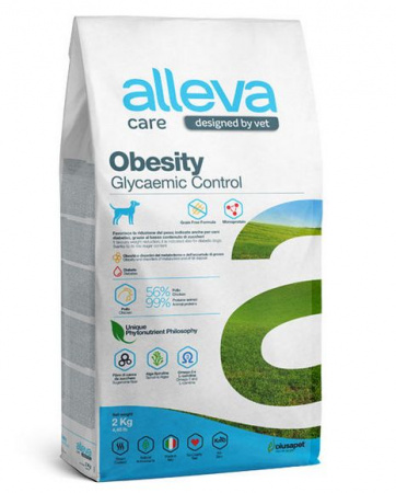 Диуса Пет Корм Аллева Кэр для собак Обесити, 2 кг / Alleva Care Dog Adult Obesity Glycemic Cont