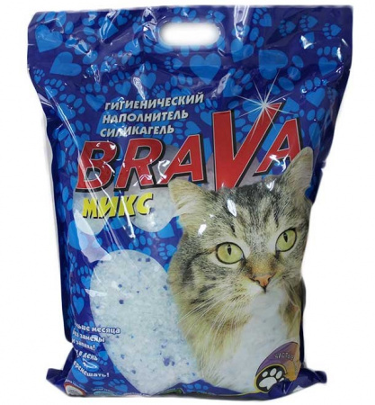 Наполнитель BraVa Микс Силикагель 10 л.