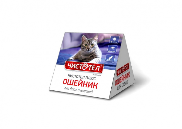 Чистотел Плюс ошейник ДОМИК для кошек