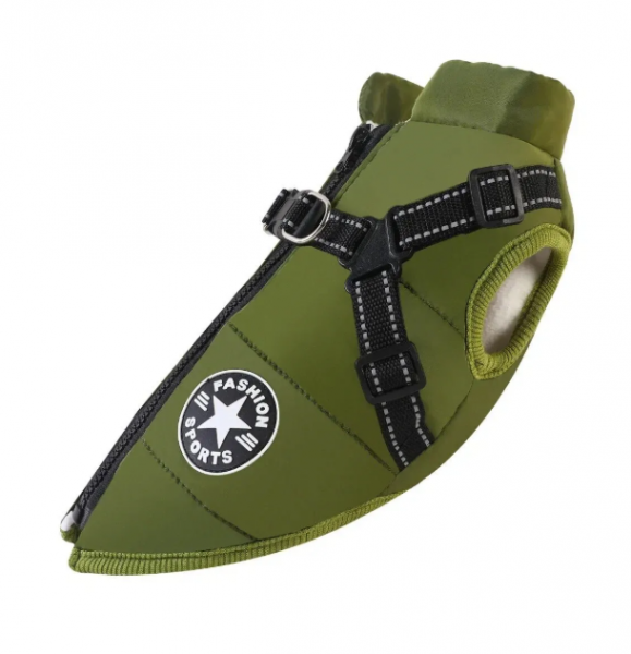 ЖИЛЕТ FashionSports для собак L (ш.32, гр.44, сп.30) Rich Breed ОЖ-20 ХАКИ