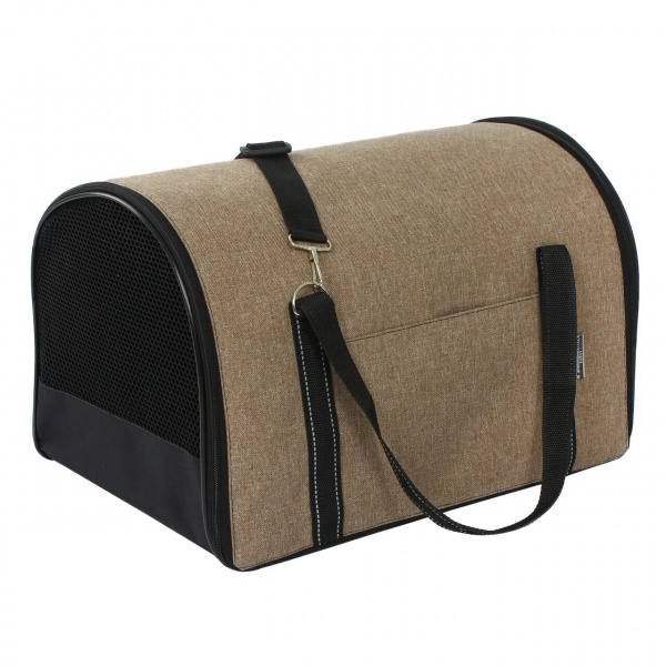 Сумка-переноска IDENTICA св/отр разм. L 48х32х32 Rich Breed СП-33 КАПУЧИНО