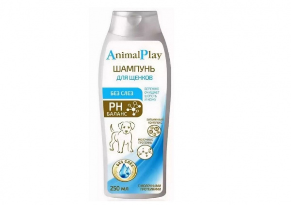 Animal Play Шампунь для щенков Протеиновый 250 мл
