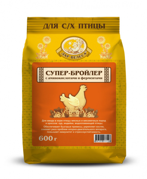 Премикс ДАР ВЕЛЕСА СУПЕР-БРОЙЛЕР 0,6 кг.