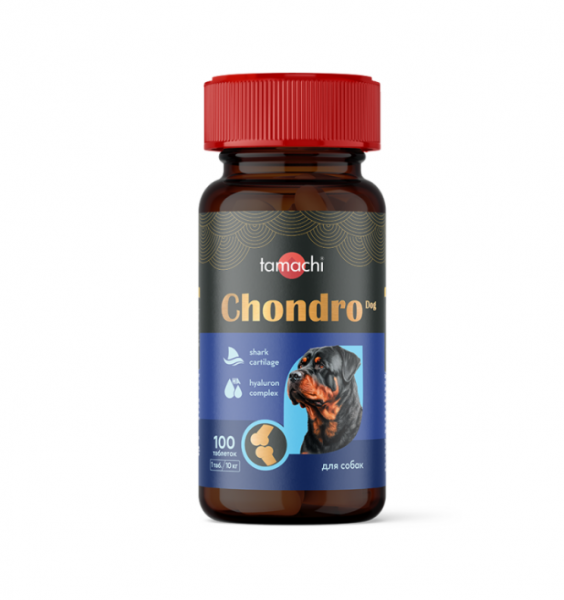 Тамачи витамины Chondro Dog для средних и крупных собак 100 таб.