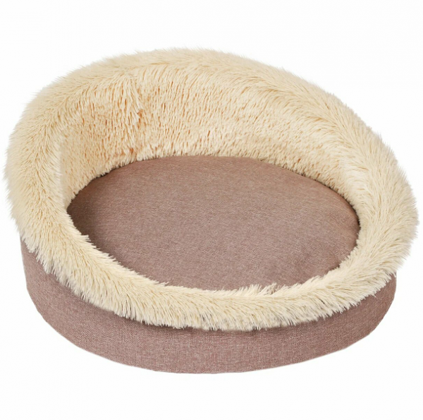 Лежанка СЕЛФИ-РОГОЖКА разм  55*55*23  Rich Breed ЛМ-12 Бежевый