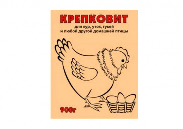 КРЕПКОВИТ для кур, уток, гусей 900г.