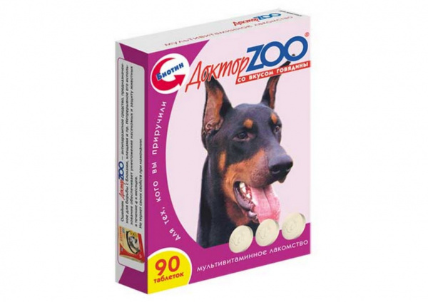Доктор ZOO для собак с говядиной №90