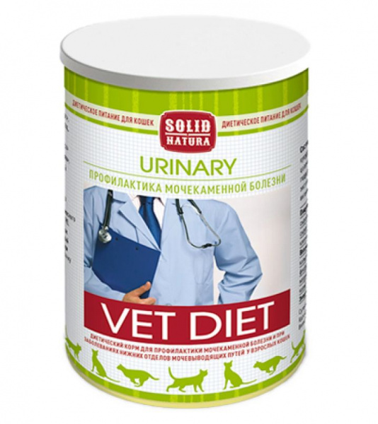 Solid Natura VET Urinary диета для кошек влажный 0,34 кг