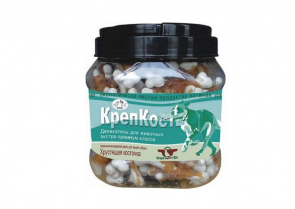 Грин Кьюзин КРЕПКОСТЬ (Кальциевая косточка с уткой 750гр*6