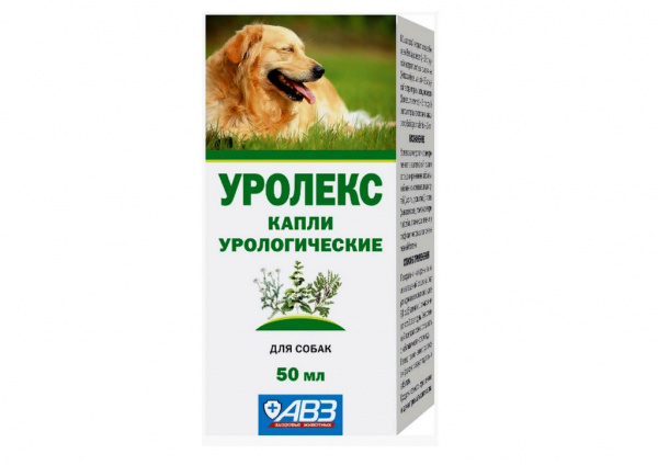 Уролекс капли для собак средних и крупных пород 50 мл.