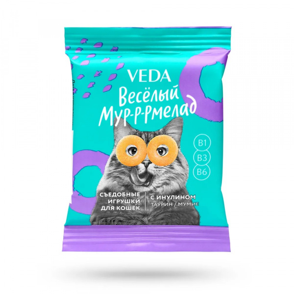 Мармелад весёлый Мур-р-рмелад с инулином  6 г.